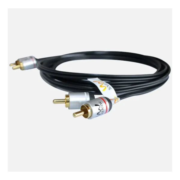 Cable de Audio RCA Estéreo Macho-Macho - 1.8 Metros - Imagen 3