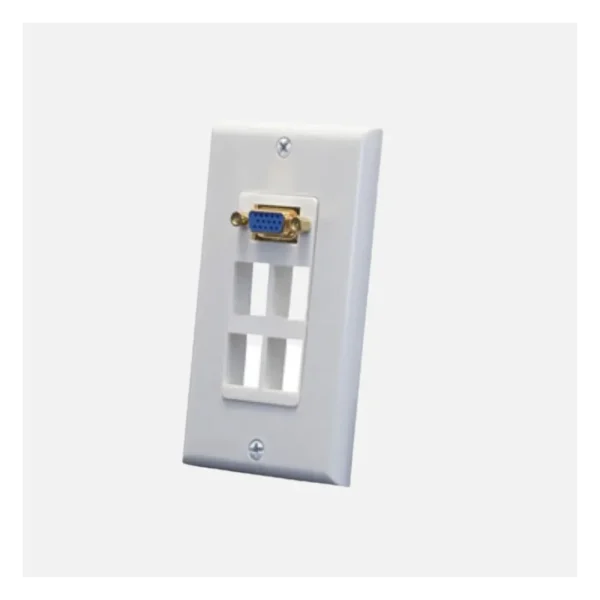 MI-408 – Placa de Pared VGA + 4 Perforaciones Personalizables
