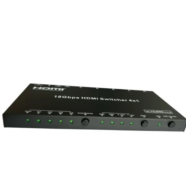 Switch HDMI 4x1 Automático UHD 4K@60Hz (HDR)