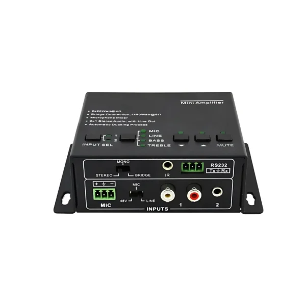 Mini Amplificador de Audio 70/100V SolidView 40W RMS