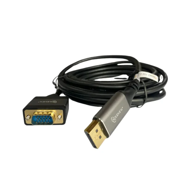 Cable Convertidor Activo DisplayPort a VGA – Full HD 1080P, 60Hz - 5.0 Metros - Imagen 2