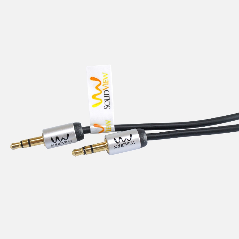 Cable de audio miniplug a miniplug de 3.5 mm 1 mts