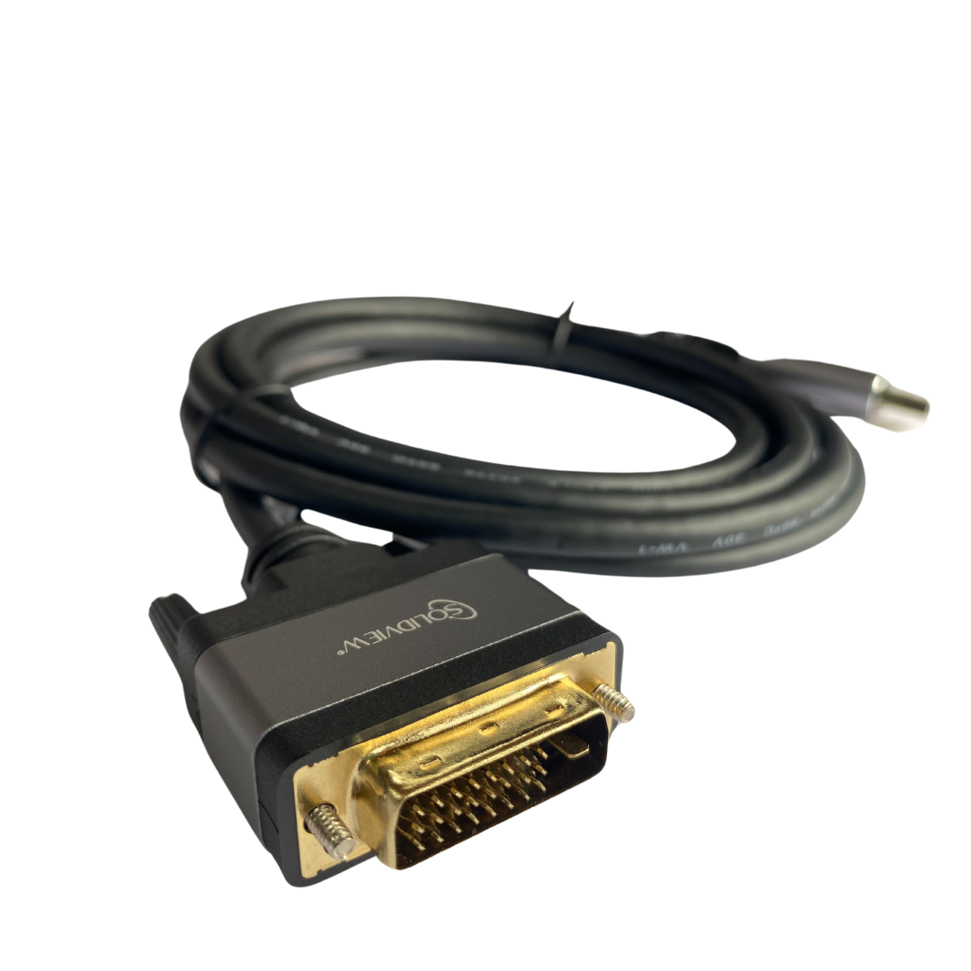 Cable Convertidor Activo DisplayPort a DVI - 1080P@60Hz - 30AWG 2 Metros