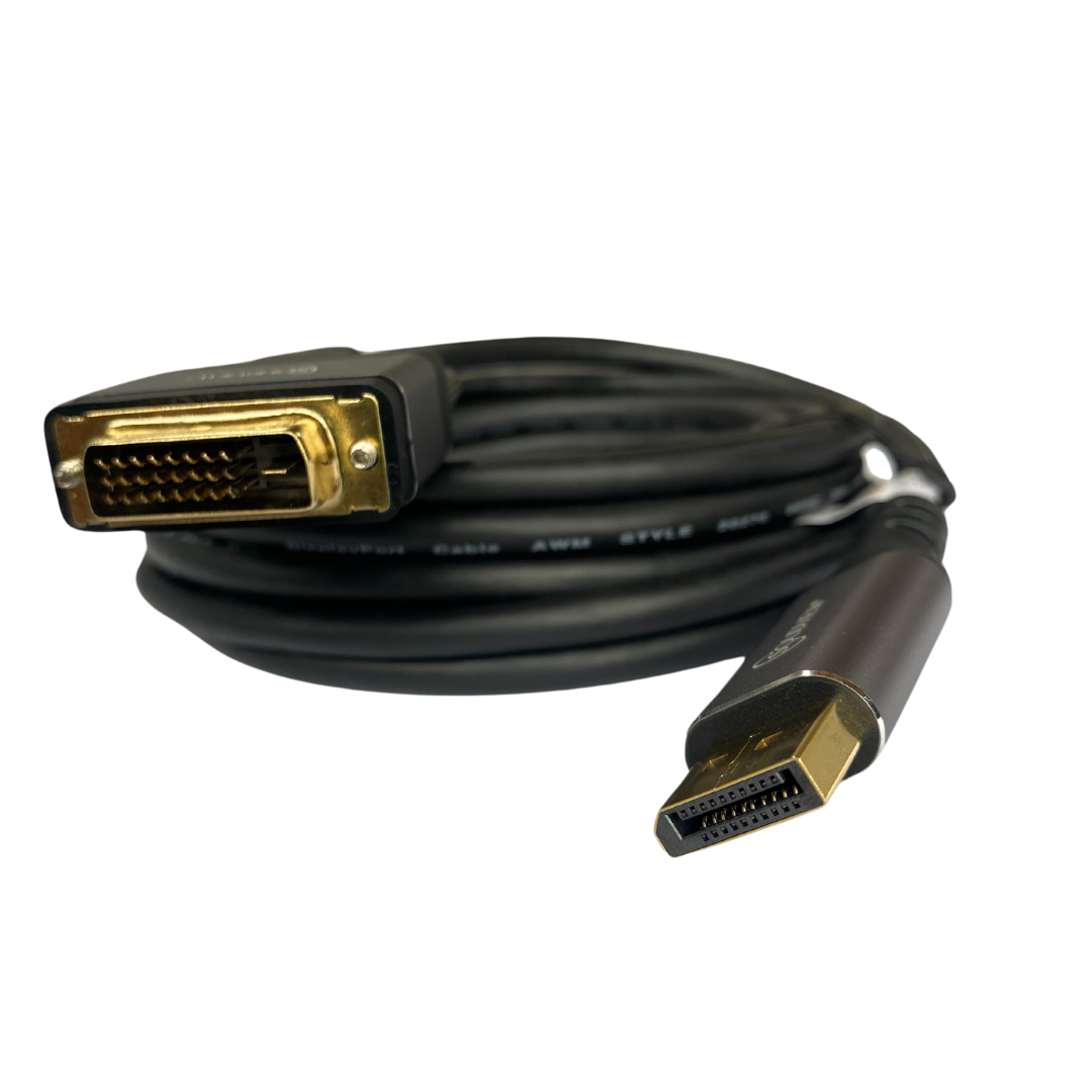 Cable Convertidor Activo DisplayPort a DVI – 1080P, 60Hz, Multi-Display 5.0 Metros
