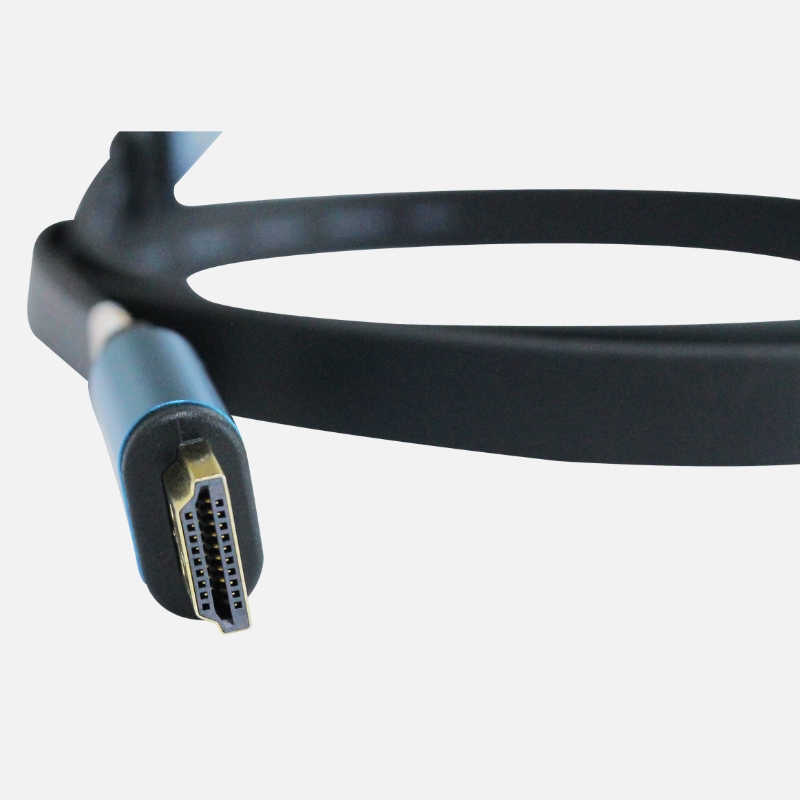 Cable HDMI plano V2.0 4K 1 mts