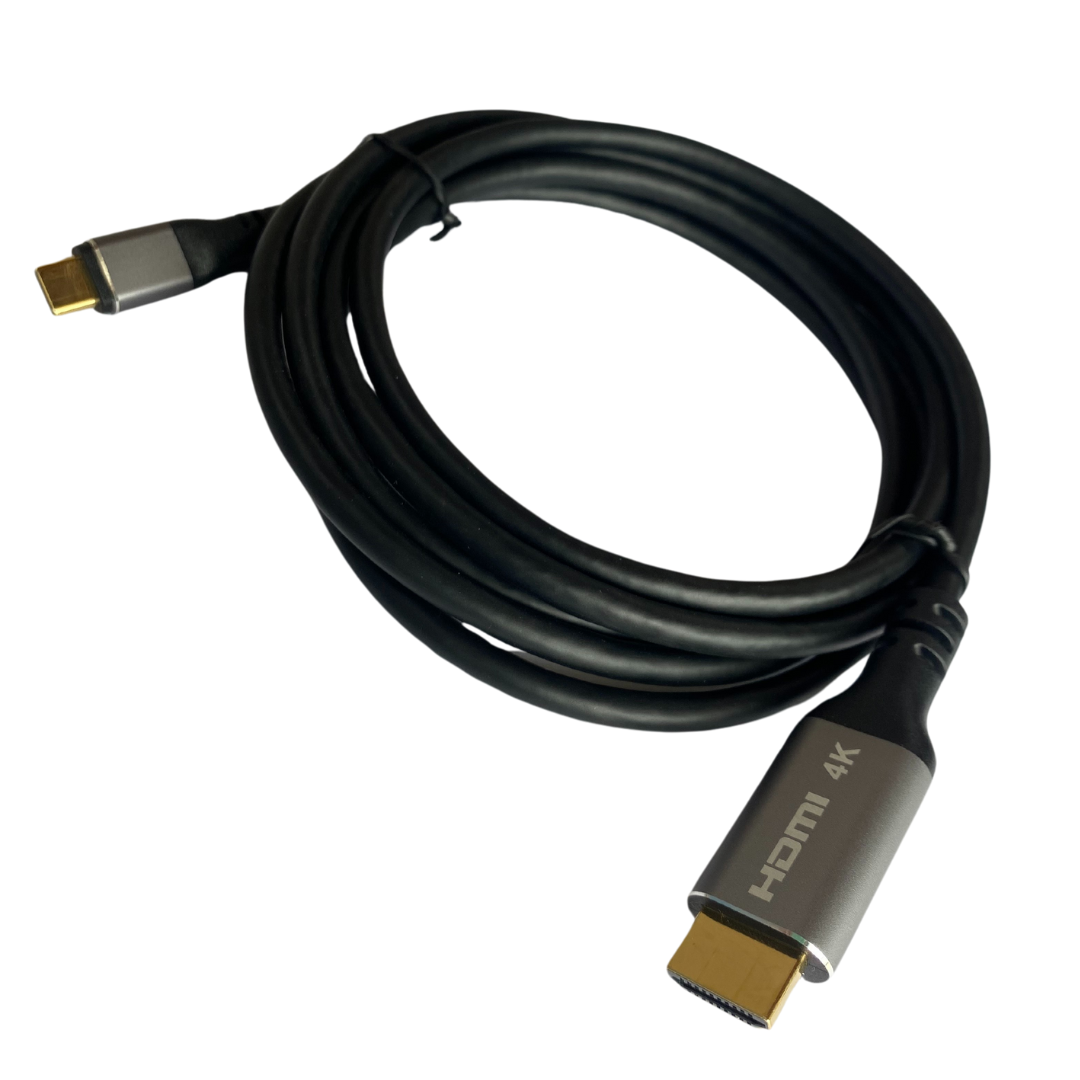 Cable Adaptador USB-C a HDMI 4K – Chipset RTD2172, HDR, 60Hz 2.0 Metros