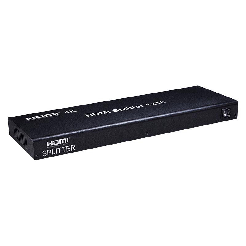 DISTRIBUIDOR HDMI 1X16 CON SOPORTE DE RESOLUCION 4K.