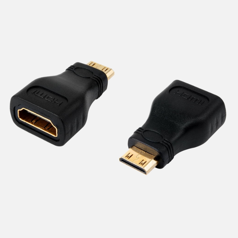 Adaptador de Mini HDMI Macho a HDMI Hembra