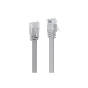 Cable Plano De Red CAT.6 U / UTP, Gris - 1.0 Metro