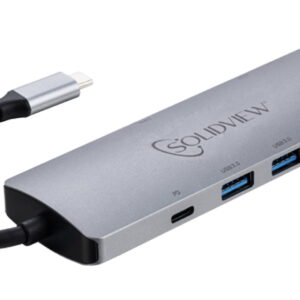 Docking Station USB-C 8 en 1 con HDMI 4K, Gigabit Ethernet y 100 W PD