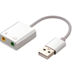 Convertidor USB 2.0 a Audio De 3,5 mm