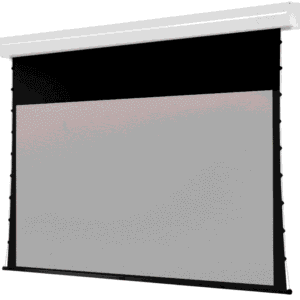 TELÓN ELÉCTRICO PREMIUM TENSIONADO 165" 16:9 TELA GRIS